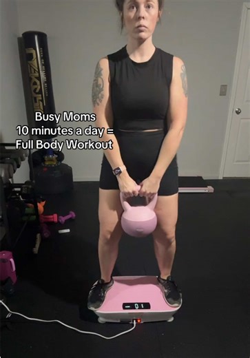 10-Minute Vibration Plate Workout for Busy Moms