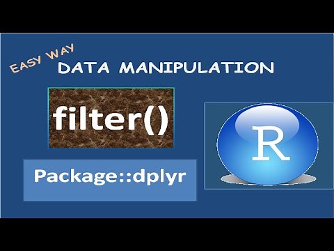 Data Manipulation in R using dplyr filter function - 1(a) | filter in R
