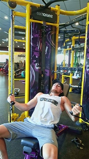 Incline Cable Upper Chest Press💪 | Forward + Upward Tension for Upper Pecs🔥#gym #fitness #motivation