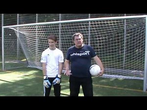 virtuelles Torwarttraining - Handfesseln