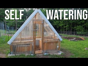 Completing The SELF-WATERING Greenhouse │ DIY GREENHOUSE