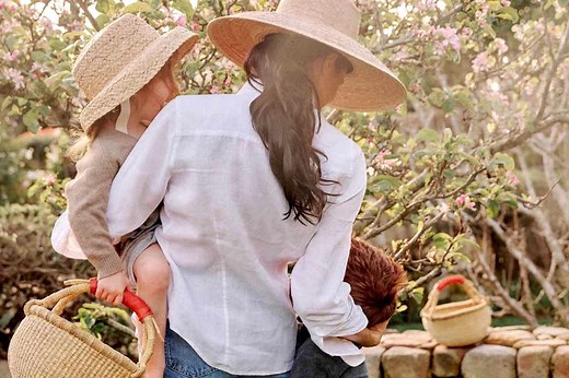 Princess Lilibet and Prince Archie's Red Hair Takes the Spotlight in Sweet New Photo with Mom Meghan Markle
