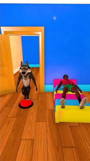 Scary Teacher 3D Bed Trap Prank 😄 IShowSpeed vs Wolf