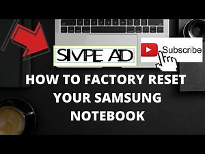 HOW TO FACTORY RESET YOUR SAMSUNG NOTEBOOK ( SYSTEM RECOVERY ) | SIMPLE AID TURORIALS
