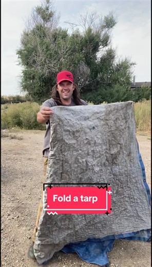 Little reminder how to fold a tarp! | tarp