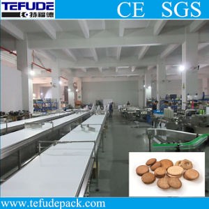 [Hot Item] Food Bakery Equipment Cookie Packaging Line Fully Automatic Packing Line Wafer Biscuit Production Packaging Line