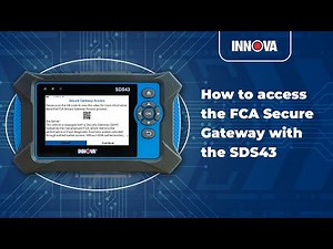 Innova SDS43 | How to access the FCA Secure Gateway