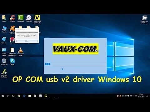 OP COM usb v2 driver Windows 10 / 11 How to op com windows driver /op com windows 10/7/xp