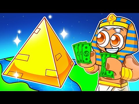 I Built a $9,873,743 GOLDEN PYRAMID in Roblox!