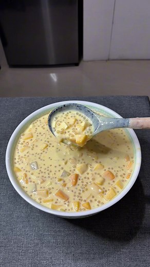 Creamy Mango Tapioca: Easy Frozen Dessert for Summer
