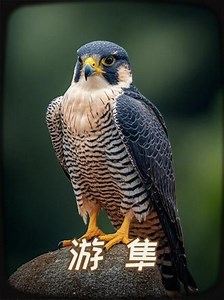 游隼降落全过程