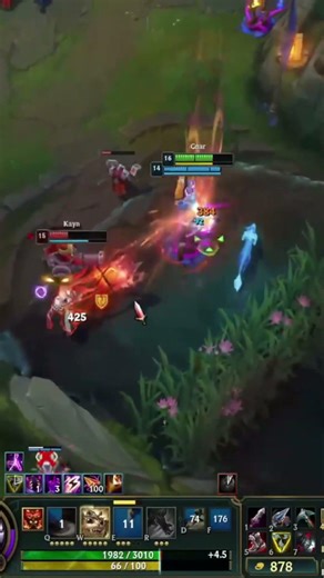 Nice Escape Vs Kayn & Kat!🔥#gnar #leagueoflegends #gnarclips #shorts