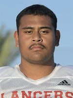 Sam Utu, Orange Lutheran Lancers, Offensive Tackle