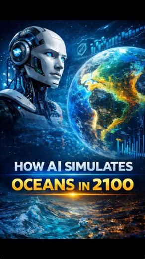 How AI Simulates Oceans in 2100 #artificialintelligence #knowledge #deepsea #science #oceanscience