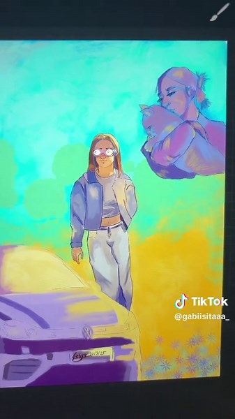 Hello hello, today I bring you this little illustration. A small gift that we have given to a friend for his birthday 🫶🫶🤭🤭. I hope you like the result 🤭🫶 #artlovers #procreate #creativeexpression #artcommunity #artistic #artlife #suportartists #digitalartist