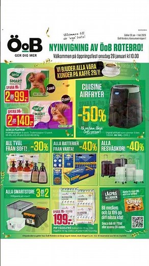 ÖoB - erbjudanden 28/01 - 01/02