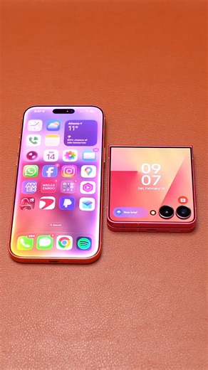 AnotherTech on Instagram: "Galaxy Z Flip 7 Gemini Music vs iPhone 17 Pro Max Siri Shazam #iphone17promax #galaxyzflip7 #17promax #zflip7 #appleiphone"
