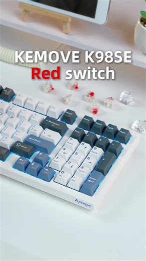 Red Switch Mechanical Keyboard ASMR Sounds for Relaxation
