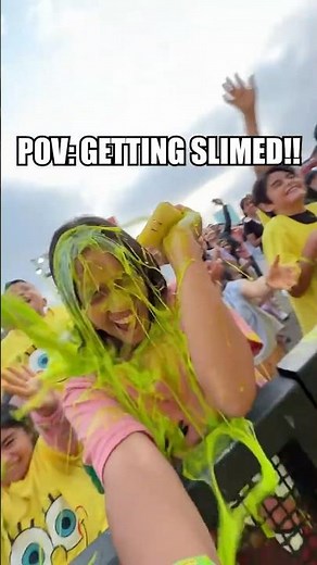 POV: You get SLIMED at the Nickelodeon Festival! 💚😂