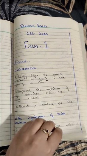 CSS 2023 English Essay Full Solved Past Paper 😎🤗 #shortvideo #shorts #short #subscribe