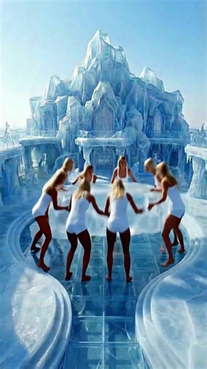 Building a Real-life Frozen Castle! ❄️🏰 #frozen #icecastle #fairytale #magic #shorts
