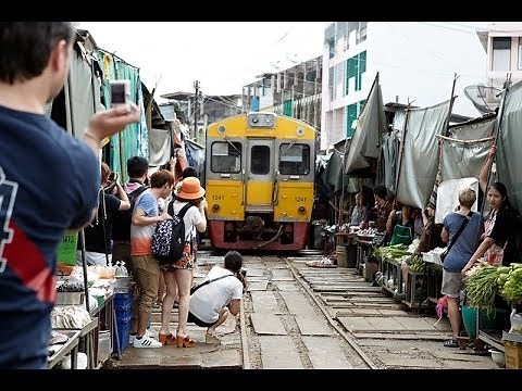 Maeklong Railway Market | Bangkok Thailand