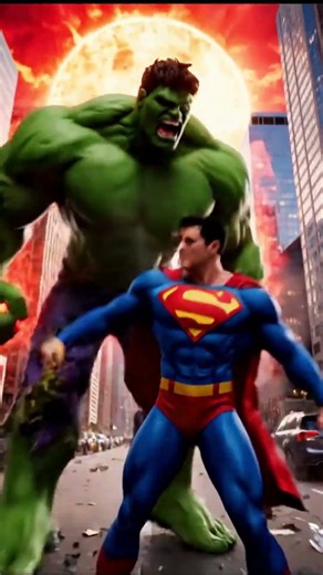 Red Sun Radiation Hulk's Advantage, Superman's Struggle