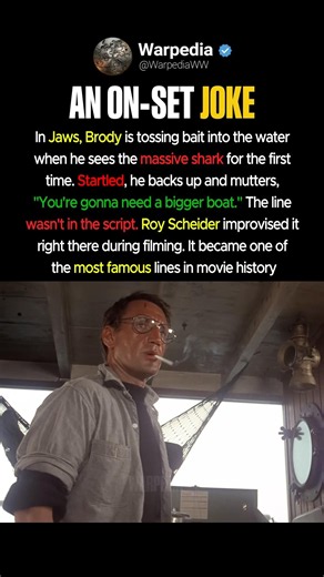 The Jaws Line That Started As An Inside Joke On Set #shorts