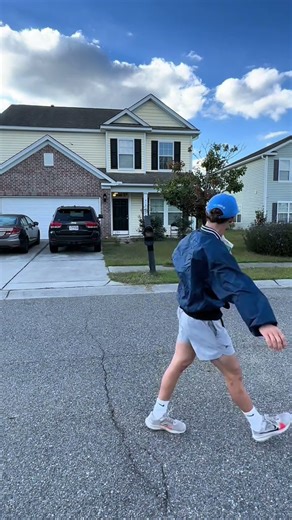 Mailman bloopers delivering packages with a football