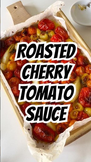 Roasted Cherry Tomato Sauce | Urban Farm and Kitchen