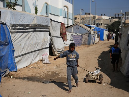 Gaza family forced to live around undetonated bomb lodged in their home