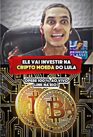 ELE VAI INVESTIR NA CRIPTO MOEDA DO LULA 🦑 #filipitrader #polariumbroker #lula #trump #investing #criptomoneda