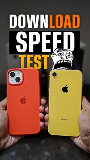Iphone Xr Vs Iphone 13 Download Speed Test😱 #shorts #apple #iphonexr #iphone13