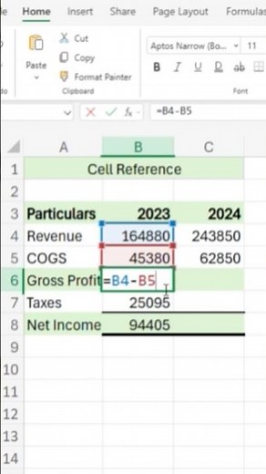 Excel Relative Reference Hack for Faster Calculations