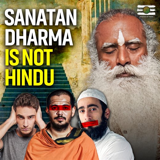 Sanatan Dharma Doesn't Belong To Hindu | Mystics of India