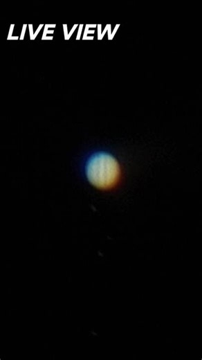 Jupiter with f70060 telescope 🔭#shorts