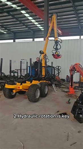 3 Tips to Choose a Log Loader Trailer Fast #forestryequipment #grapple #crane #telescopiccrane