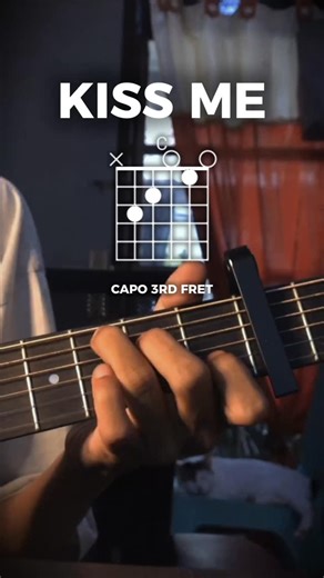 Emi on Instagram: "Sixpence None the Richer - Kiss Me (Acoustic Guitar Chords) #guitartutorial #guitarlesson"