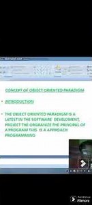 Concept of object oriented programming language# viral#short #education #computereducation #excel