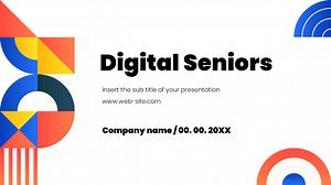 Digital Seniors Free PowerPoint Template and Google Slides Theme