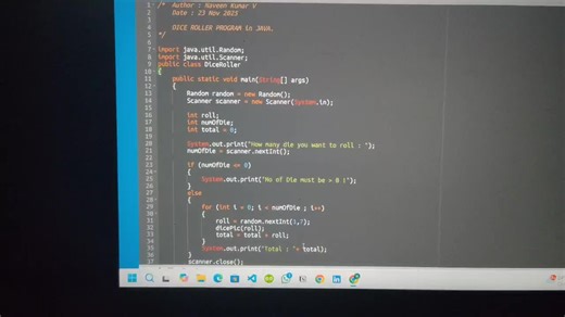 #java #codingprojects #problemsolving #programmerlife #learningbydoing #gamedevelopment #javadeveloper #programming #project #learning #softwaredevelopment #codingjourney #developerjourney… | NAVEEN KUMAR V
