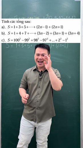 Tuyển sinh khóa ôn toán 11 qua Google Meet - Lượng giác & Cấp số nhân/cấp số cộng