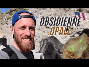 Finding Obsidian and Opal in Arizona - USA VLOG #1