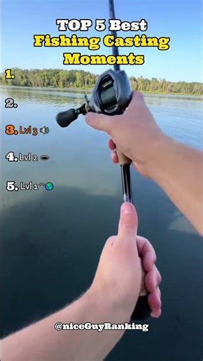 Top 5 Fishing Casting Moments 🎣 #tiktok #fishing #best