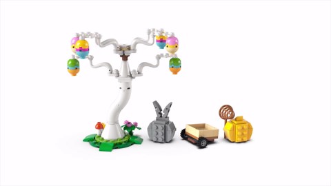 LEGO Easter Bunny and Chick Egg Hunt Building Toy for Girls & Boys - Springtime Pretend Playset for Kids, Ages 8+ - Basket Stuffer or Gift Idea for Easter, Birthdays, & Special Occasions - 40808
