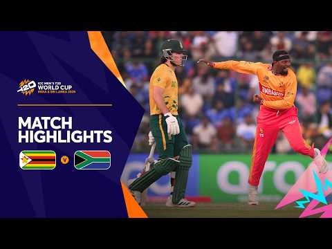 Zimbabwe v South Africa | Match Highlights | Men's T20 World Cup 2026