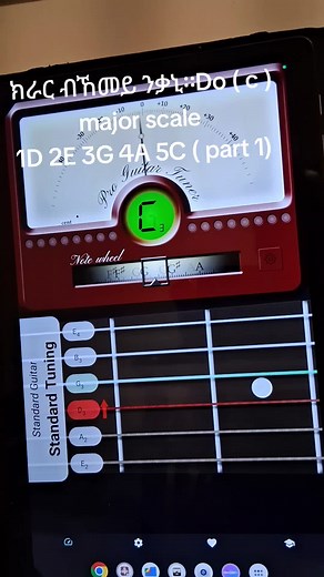 Learn Habesha Kirar with Guitar Scales