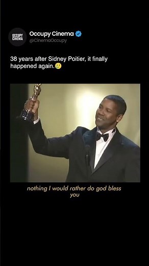 Denzel Washington won Best Actor for Training Day at the 74th Academy Awards on March 24, 2002