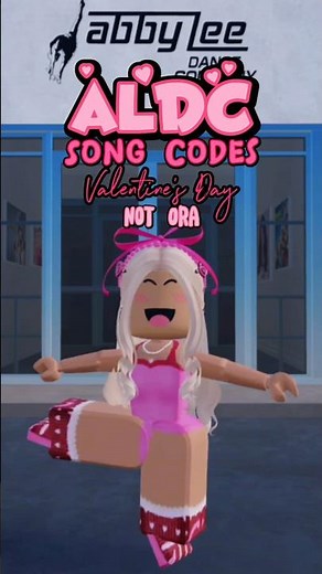 Valentine's Day ALDC Song Codes! ALL WORKING! | Roblox | Not Ora | Aldc Studio 💖 #ALDCVIRALCHALLENGE