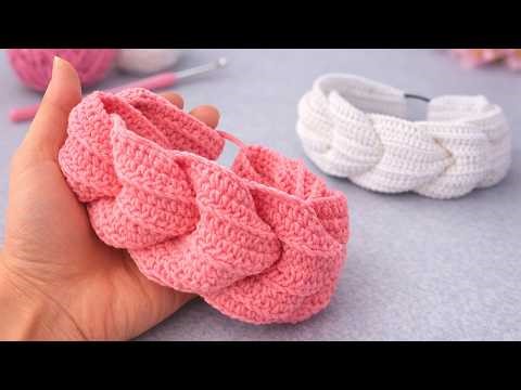 Easy Crochet Braided Headband Tutorial for Beginners